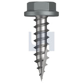 Hobsons - #10-12 x 20 Windspray (Smokey) -Cl4 As3566 Type 17 Flanged Hex Head | Q519-Wn (Pack Of 1000)